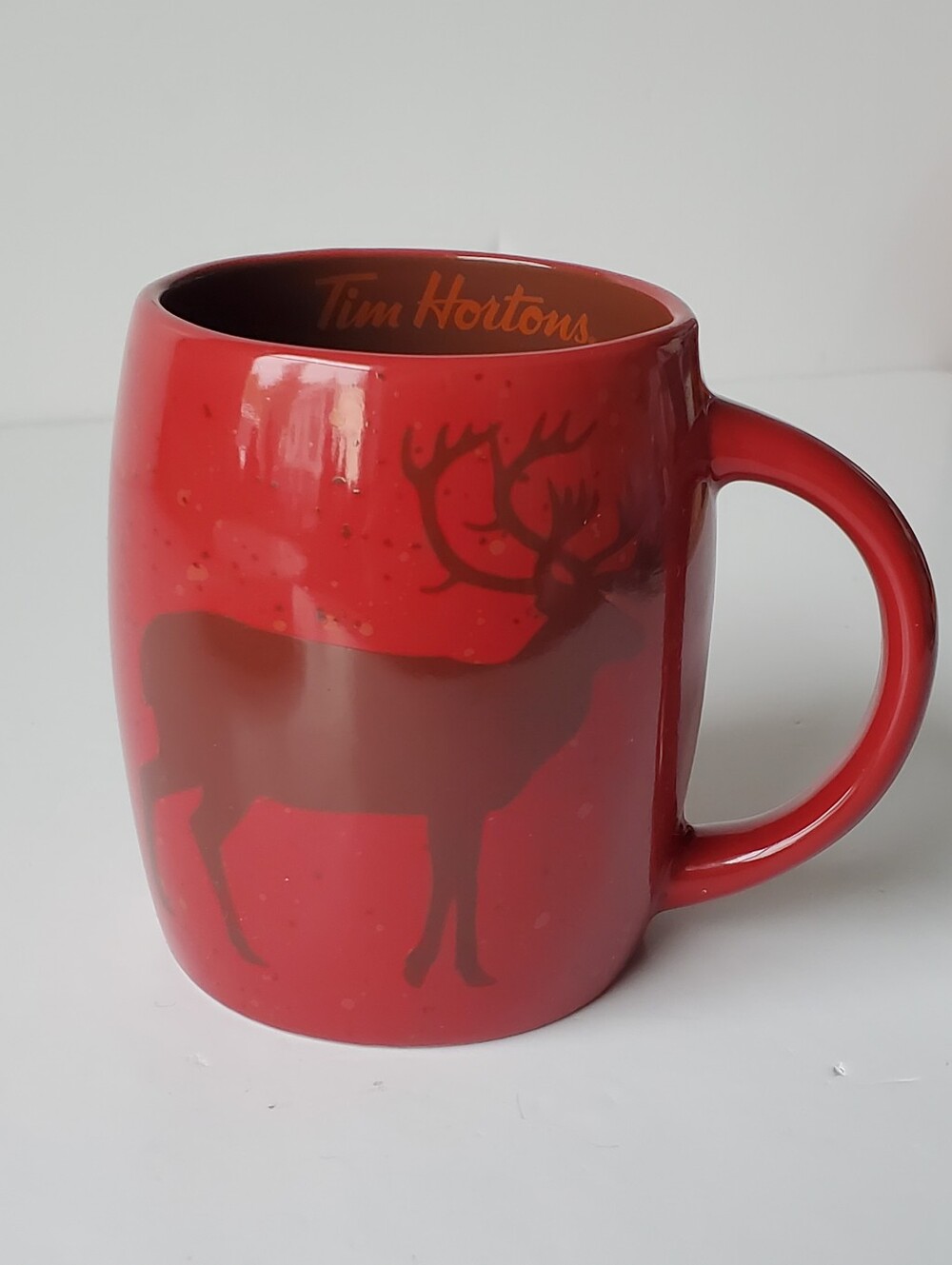 Tim Hortons 2016 Limited Edition Red Caribou Coffee Mug #016 Holiday Series